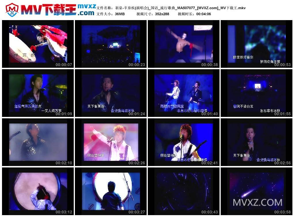 羽泉-辛弃疾(演唱会)_国语_流行歌曲_MA507077